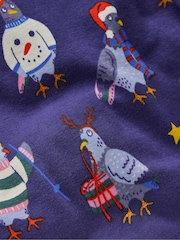 Boden Blue Snug Long John Pyjamas - Image 3 of 3