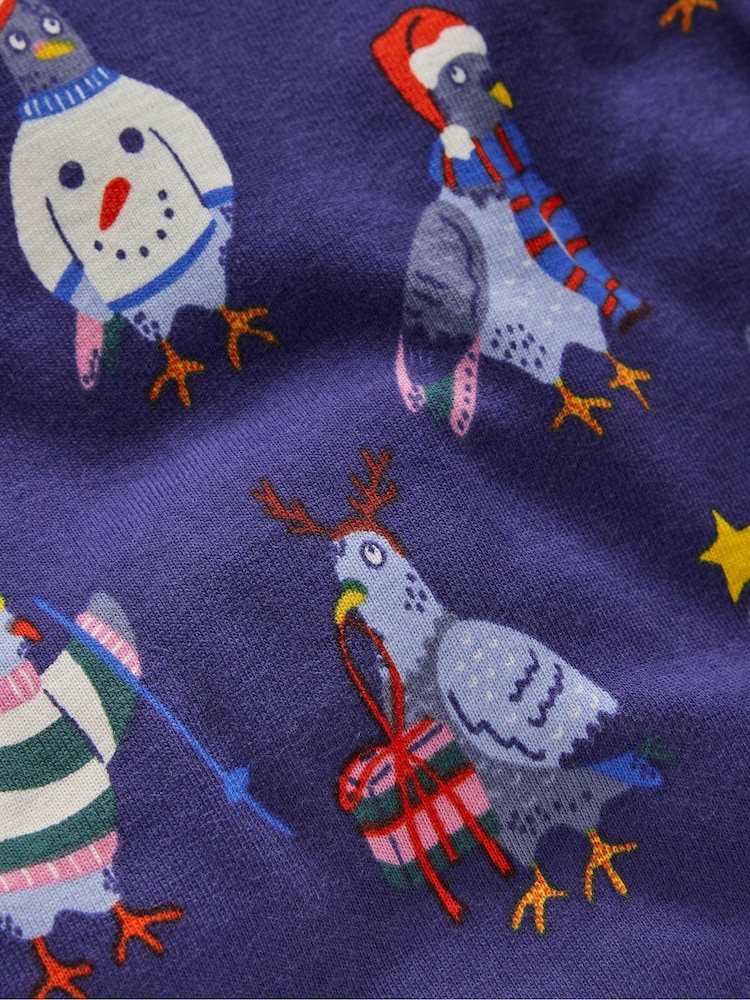 Boden Blue Snug Long John Pyjamas - Image 3 of 3