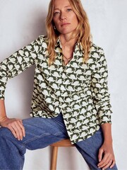 Boden Green Sienna Cotton Shirt - Image 1 of 6
