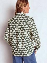 Boden Green Sienna Cotton Shirt - Image 3 of 6