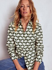 Boden Green Sienna Cotton Shirt - Image 5 of 6