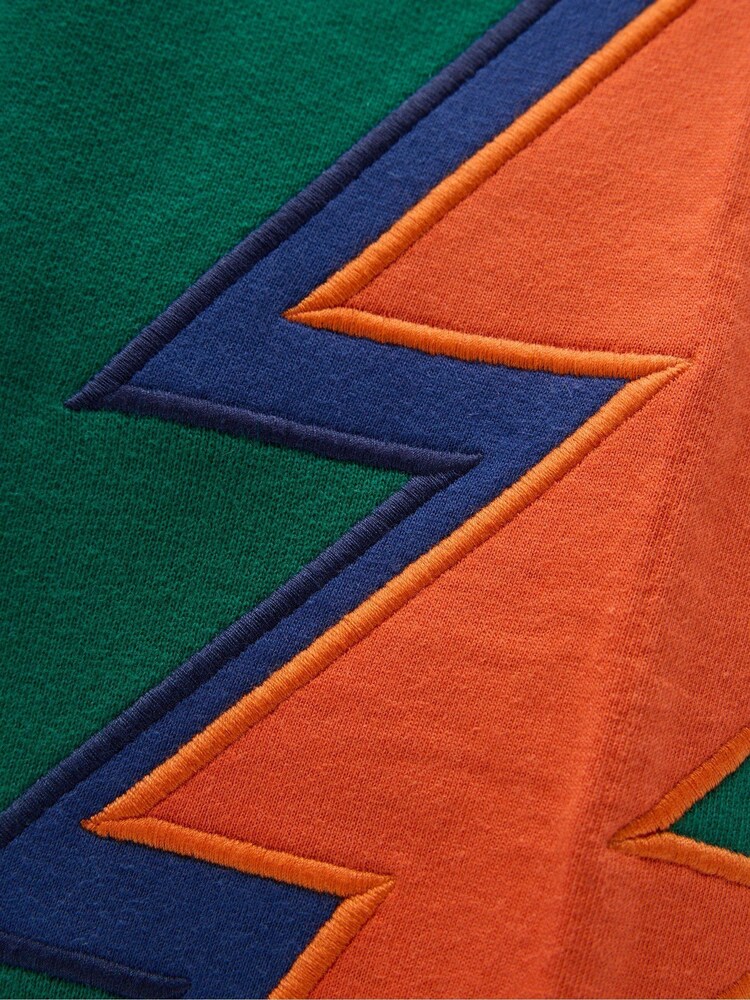 Boden Green Appliqué Joggers - Image 3 of 3