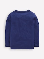 Boden Blue Space Glow Superstitch T-Shirt - Image 2 of 3