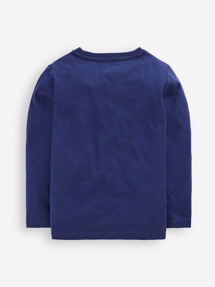 Boden Blue Space Glow Superstitch T-Shirt - Image 2 of 3