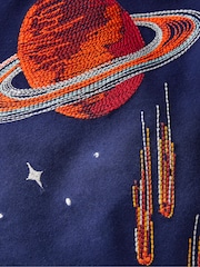 Boden Blue Space Glow Superstitch T-Shirt - Image 3 of 3