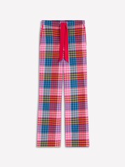 Boden Pink Brushed Cotton Pyjama Trousers - Image 6 of 6