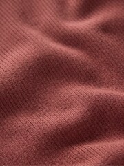Boden Brown Emilia Cotton Roll Neck Jumper - Image 6 of 6