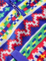 Boden Blue Fairisle Pattern Fleece - Image 3 of 3