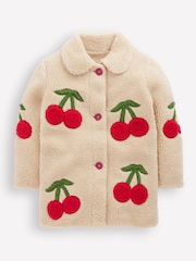 Boden Natural Borg Interest Jacket - Image 1 of 3