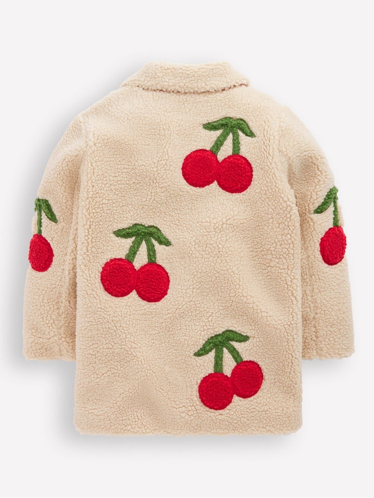 Boden Natural Borg Interest Jacket - Image 2 of 3 Boden Natural Borg Interest Jacket - Image 2 of 3