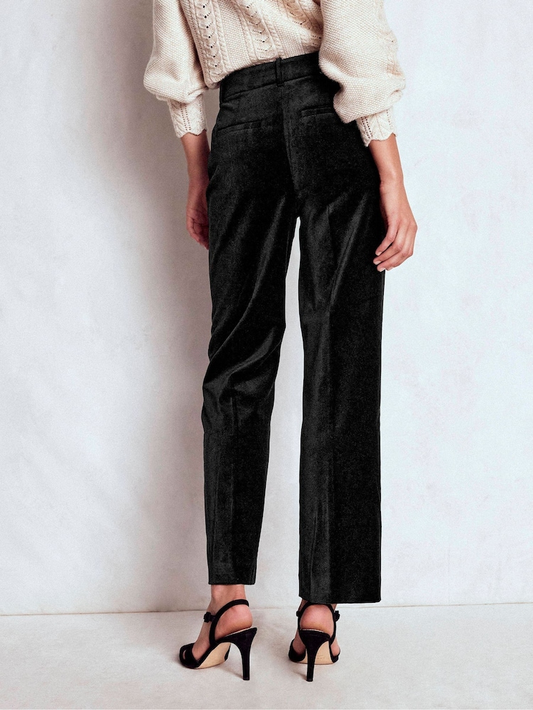 Boden Black Canonbury Velvet Trousers - Image 2 of 5