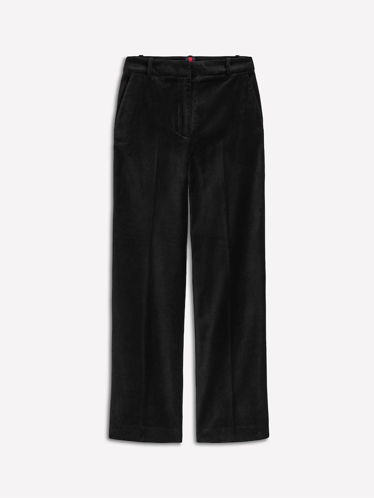Boden Black Canonbury Velvet Trousers - Image 5 of 5