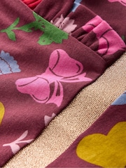 Boden Red Cora Twirly Jersey Dress - Image 3 of 3