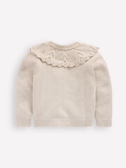Boden Cream Embroidered Yoke Cardigan - Image 2 of 3