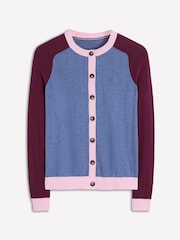 Boden Blue Meg Raglan Sleeve Cardigan - Image 5 of 6