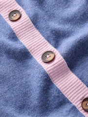 Boden Blue Meg Raglan Sleeve Cardigan - Image 6 of 6