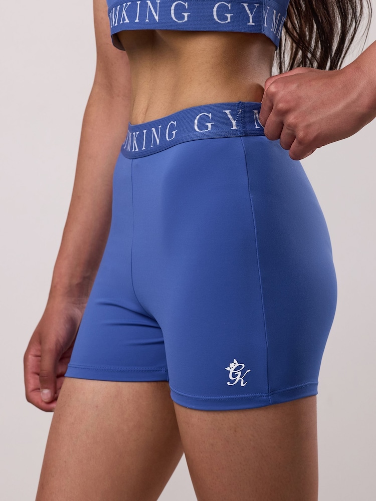 Gym King Blue Impact 3" Short - Image 4 of 4