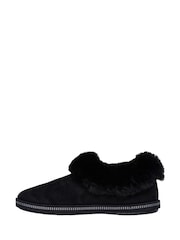Skechers Black Cosy Campfire Winter Nights Slippers - Image 2 of 5