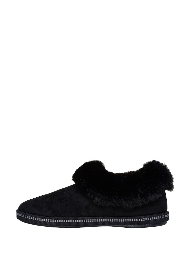 Skechers Black Cosy Campfire Winter Nights Slippers - Image 2 of 5 Skechers Black Cosy Campfire Winter Nights Slippers - Image 2 of 5