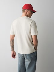 Ecru White License Guinness Plain Embroidered T-Shirt - Image 4 of 7