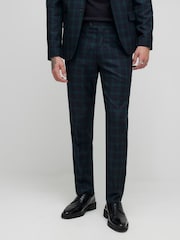 River Island Slim Fit Check Suit Trousers - Imagen 3 de 4