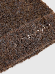 River Island Brown Boucle Beanie - Image 2 of 3