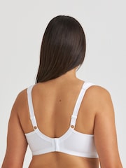 Miss Mary of Sweden Black Cotton Divide Non-Wired Bra - Image 3 of 3