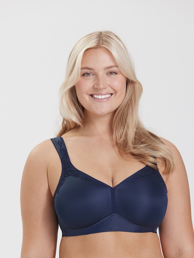 Miss Mary of Sweden Blue Smoothly Non-Wired Bra - Image 1 of 3