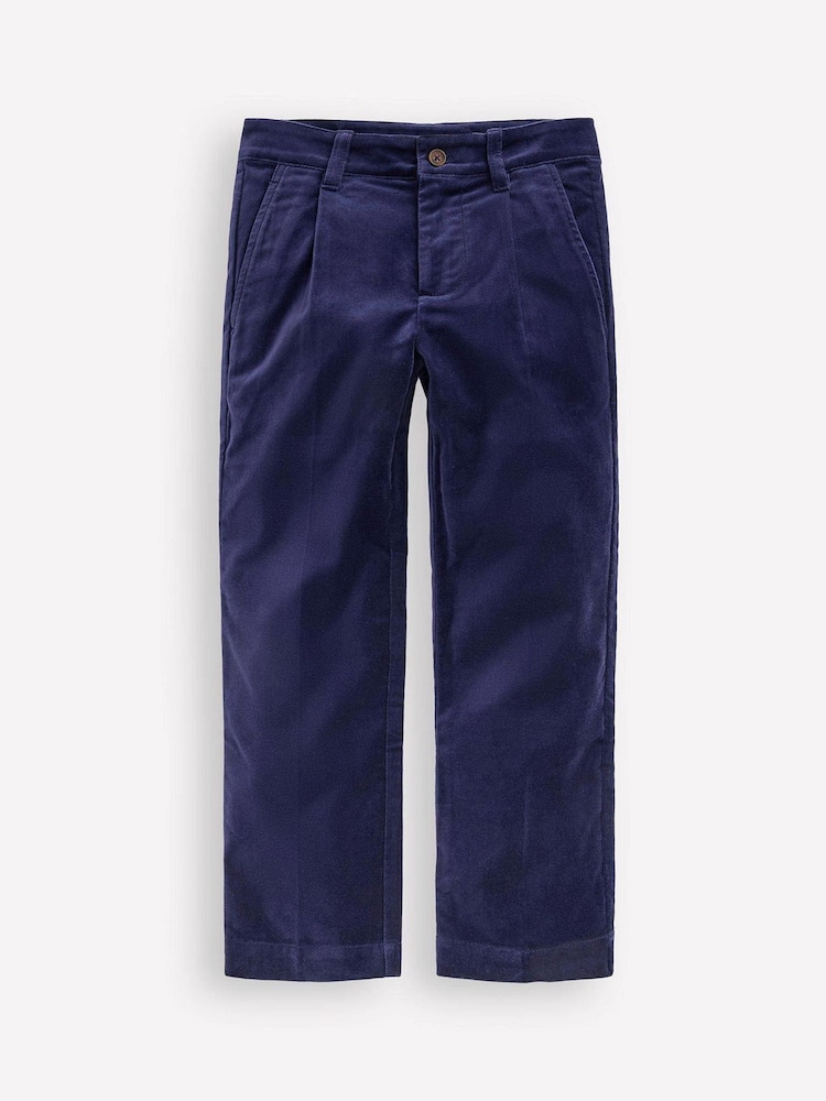 Boden Blue Smart Tailored Trousers - Image 1 of 3