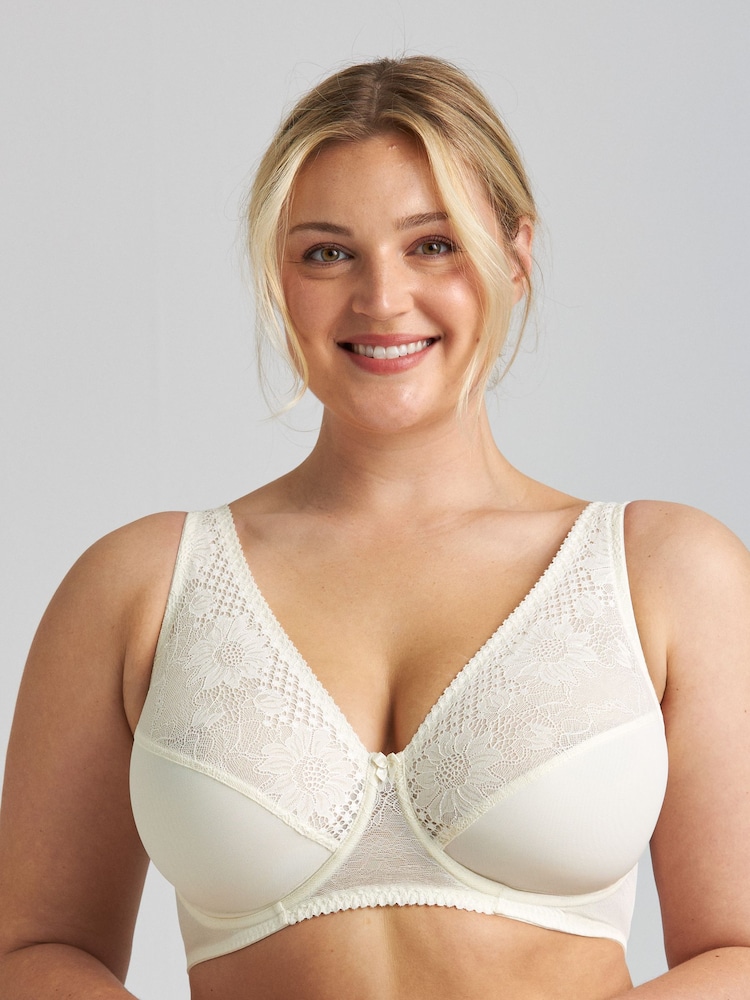 Miss Mary of Sweden Natural Lace Charm Underwired Bra - Image 1 of 3