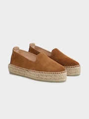 Manebi Suede Brown Hamptons Double Sole Espadrilles - Image 3 of 3