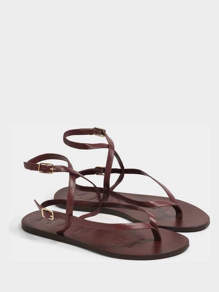 Manebi Red Canyon Leather Sandals - Image 1 of 1