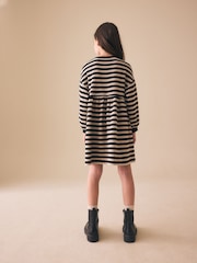 Monochrome Cosy Rib Jumper Dress (3-16yrs) - Image 3 of 4