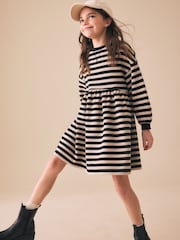 Monochrome Cosy Rib Jumper Dress (3-16yrs) - Image 4 of 4