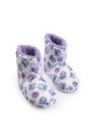 Vanilla Underground White Lilo & Stitch Character AOP Slipper Boots - Image 1 of 5