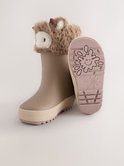 Rjava Hamish Krava - Podloženi gumijasti škornji z manšetami - Slika 3 iz 5