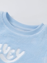 Vanilla Underground Blue Bluey Fleece Long Sleeve Long Leg Pyjamas Set - Image 2 of 6