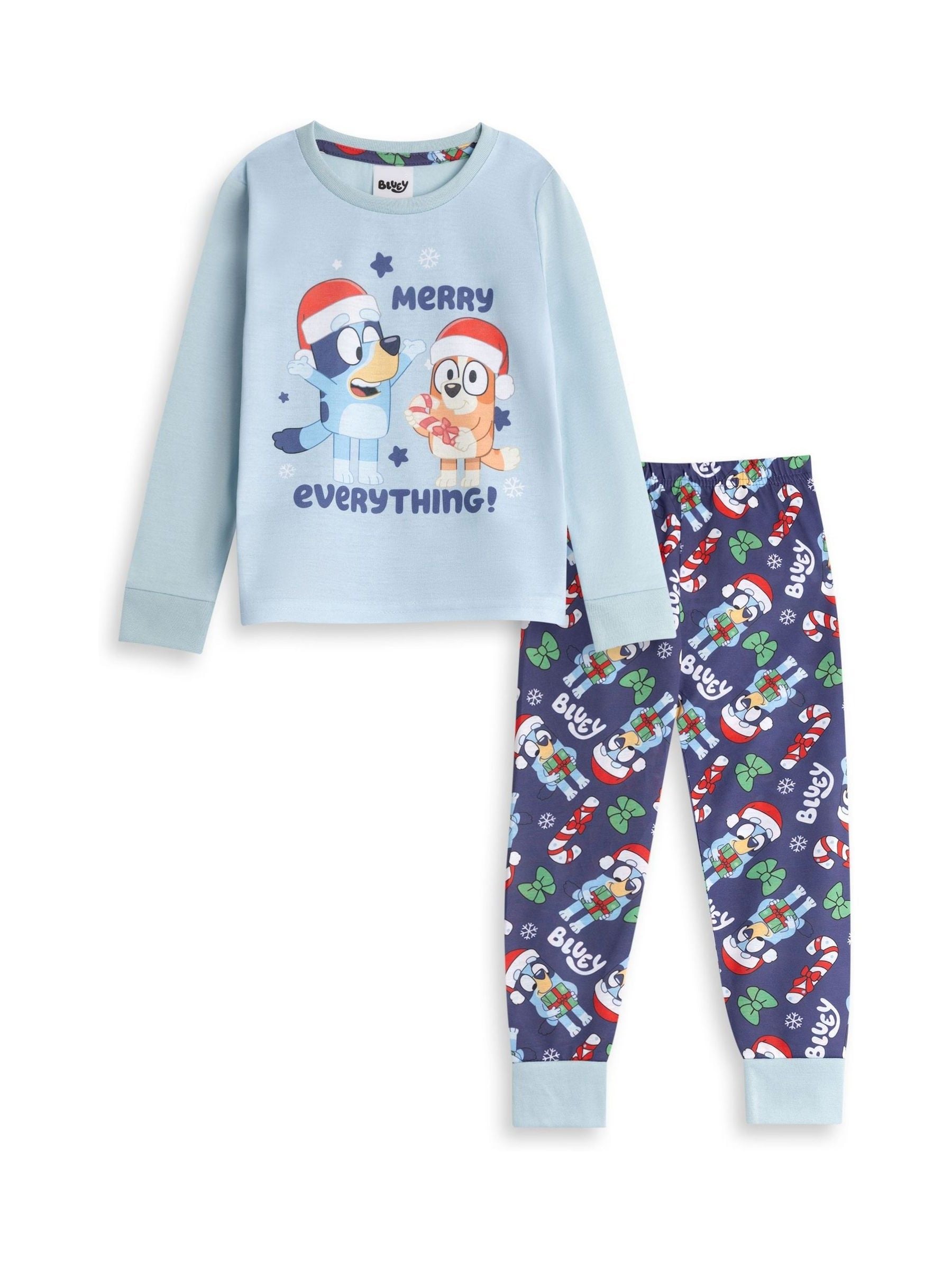 Bluey Unisex Multicolor Long Sleeve Long Leg Pyjama Set | Multicoloured | Official Merch | Size: 6-7 Years - Image 4