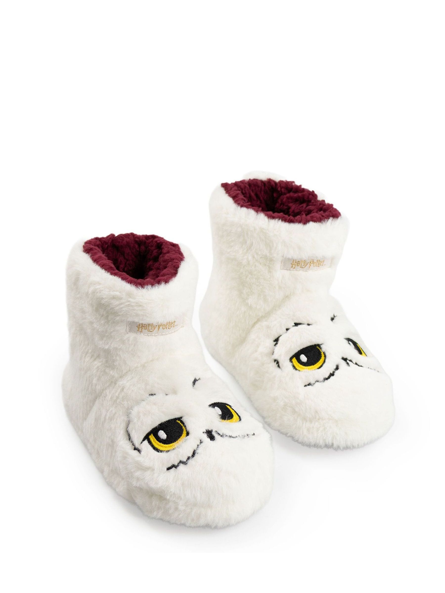 Harry Potter Women's White Slipper Boots | | Official Merch | Size: 5 - Image 3
