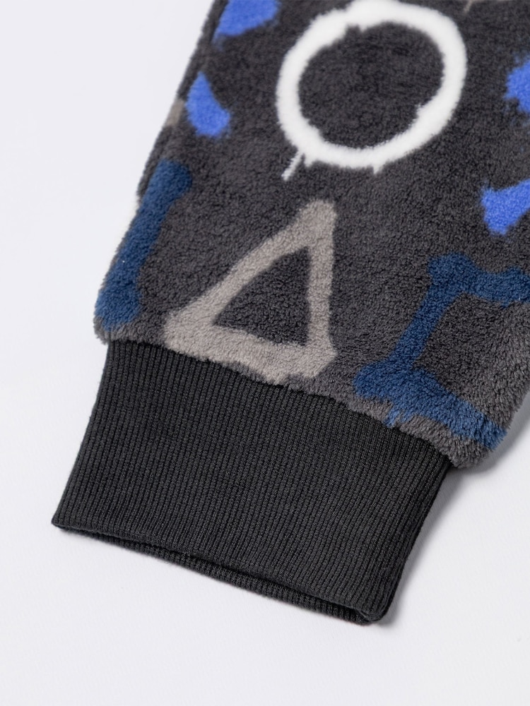 Vanilla Underground Black PlayStation Logo Fleece Long Sleeve Long Leg Pyjamas Set - Image 6 of 6 Vanilla Underground Black PlayStation Logo Fleece Long Sleeve Long Leg Pyjamas Set - Image 6 of 6