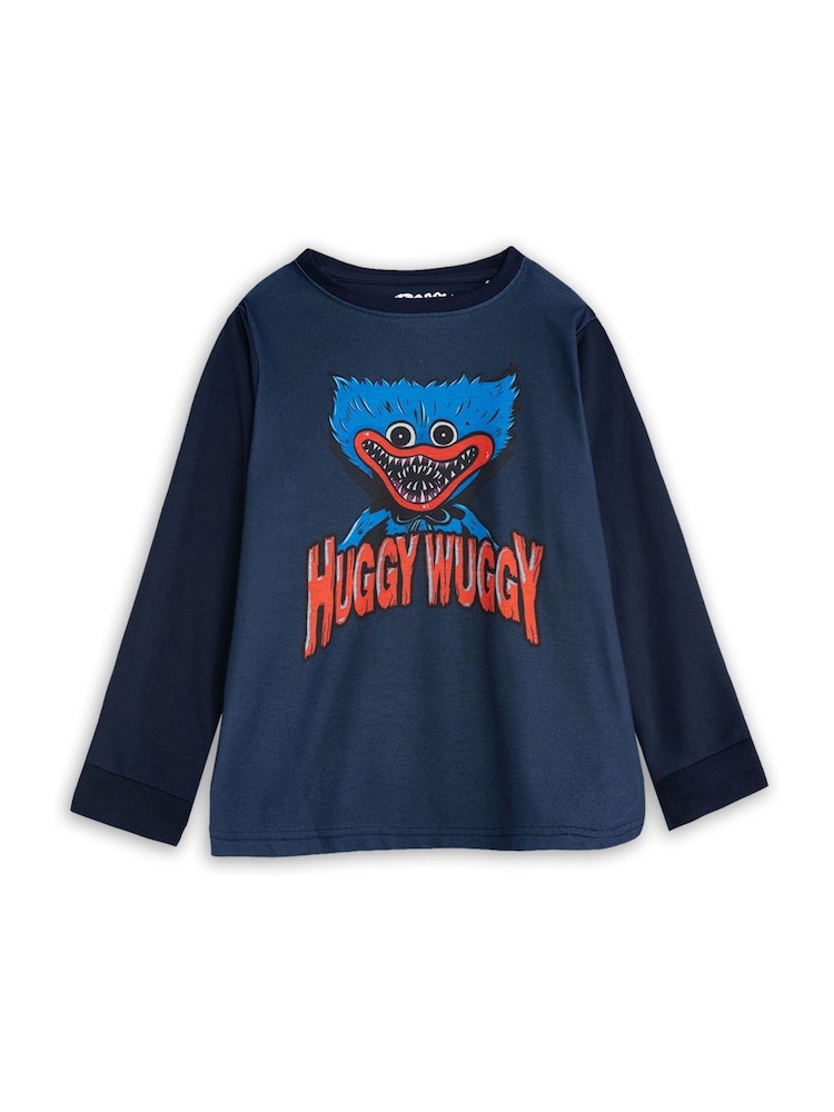 Vanilla Underground Blue Poppy's Playtime Multi-Pack of 2 Long Sleeve Long Leg Pyjamas Set - Image 2 of 6