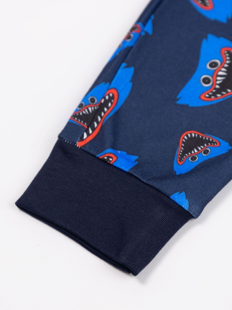 Vanilla Underground Blue Poppy's Playtime Multi-Pack of 2 Long Sleeve Long Leg Pyjamas Set - Image 6 of 6