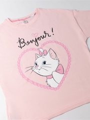 Vanilla Underground Pink Disney Aristocats Marie Short Sleeve Long Leg Pyjamas Set - Image 6 of 6
