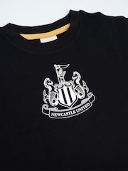 Vanilla Underground Black Newcastle United Short Sleeve Long Leg Pyjamas Set - Image 5 of 6