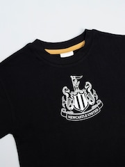 Vanilla Underground Black Newcastle United Short Sleeve Long Leg Pyjamas Set - Image 6 of 6
