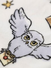 Vanilla Underground White Harry Potter Hedwig Fleece Quarter Zip Jumper - Image 11 of 11