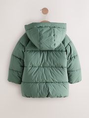 Sage Green Padded Shower Resistant Coat (3mths-7yrs) - Image 3 of 5