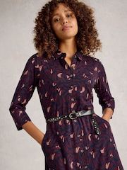 Vestido camisero de punto Rua de White Stuff - Imagen 2 de 6