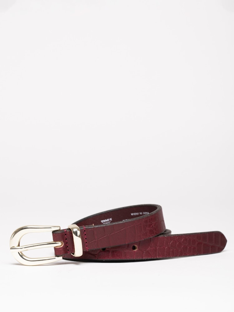 Lakeland Leather Red Kirkby Belt - Image 1 of 4