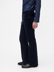GapStudio Blue Corduroy Bootcut Trousers - Image 3 of 5